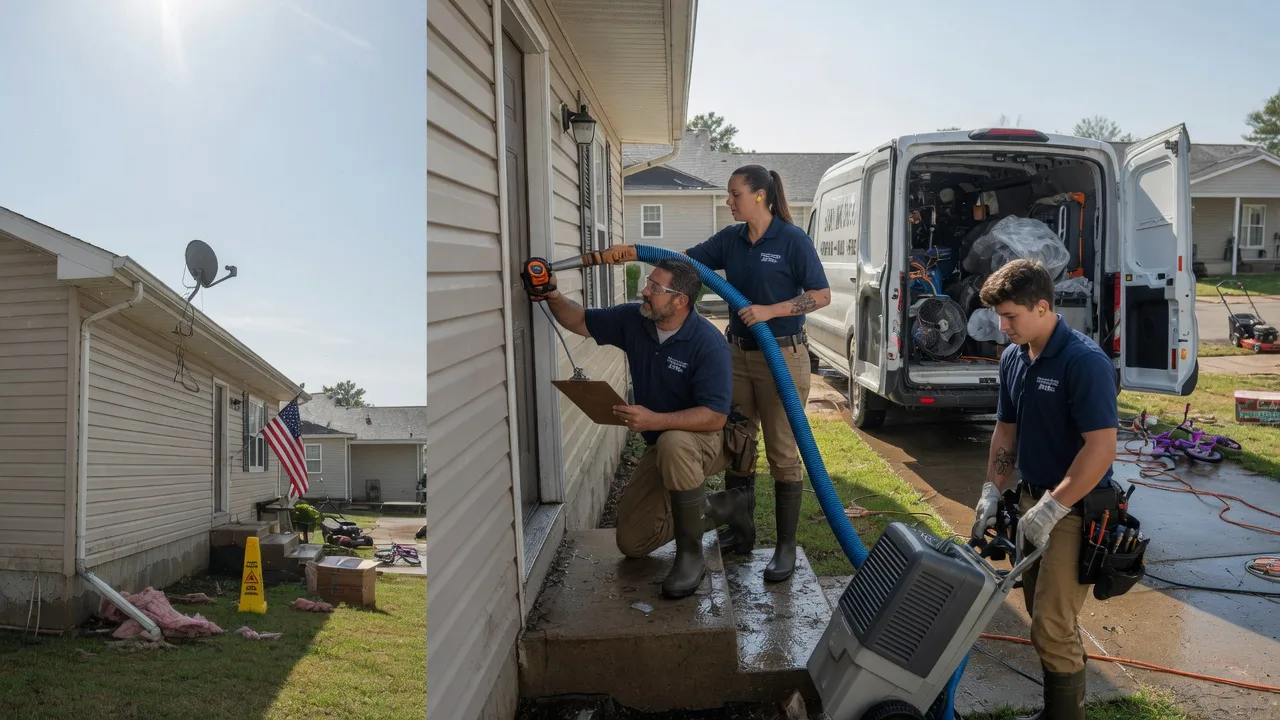Ceiling Water Damage Restoration in Lewiston, ME near me